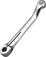 Drag Specialties Shift Lever Chrome Silver Fine Splines Toe Steel
