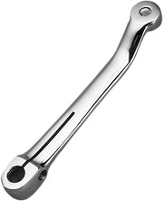 Drag Specialties Shift Lever Chrome Silver Fine Splines Toe Steel - 292105-BC402