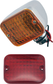 Drag Specialties Rectangular Marker Lights Front Rear
