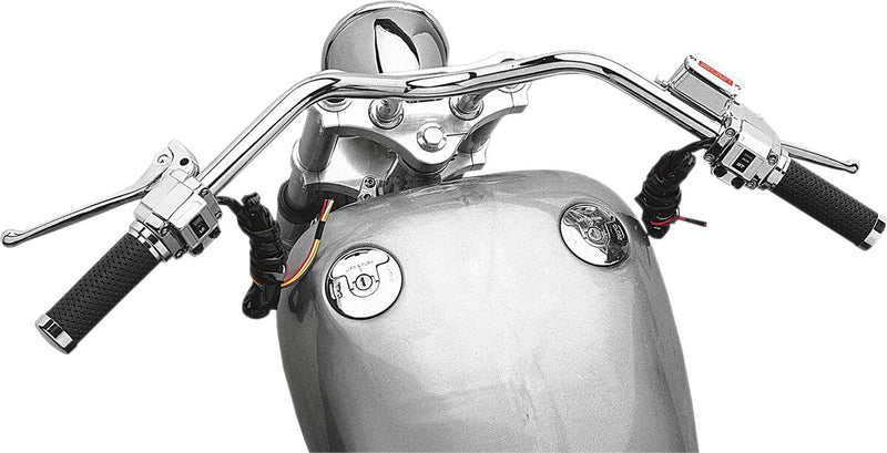 Drag Specialties Handlebar Control Kit Chrome Silver Brake Clutch Aluminium - 42375-LBX2