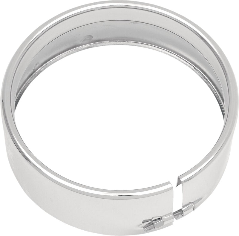 Drag Specialties Extended Headlight Trim Rings Front - 160342-BXLB1