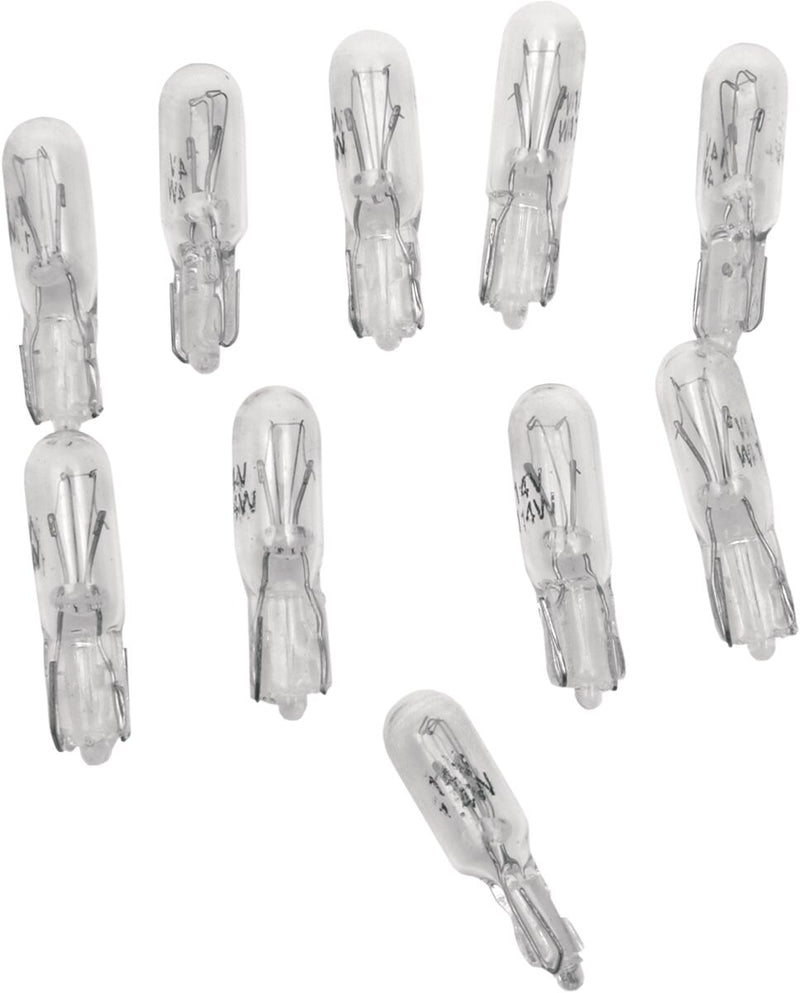 Drag Specialties Indicator Light Bulbs Turn Signal 10 Pack