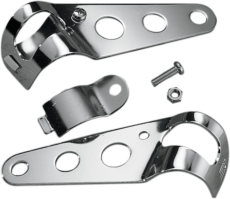 Drag Specialties Side-Mount Headlight Brackets Pair - 62101