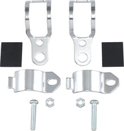 Drag Specialties Universal Fork-Mount Marker Light Brackets Fork Clamp Chrome Kit