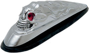 Drag Specialties Skull Head Front Fender Ornament Accent Light
