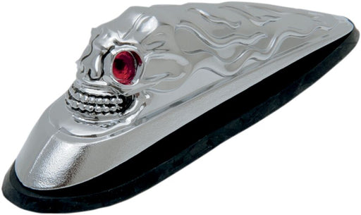 Drag Specialties Skull Head Front Fender Ornament Accent Light