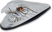 Drag Specialties Eagle Head Front Fender Ornament Accent Light - 72924