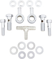 Drag Specialties Air Cleaner Breather Kit Chrome Silver - 120090-BC105