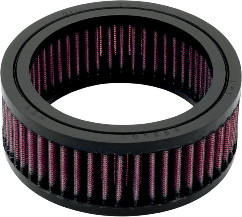 K & N Replacement High-Flow Air Filter Black Red