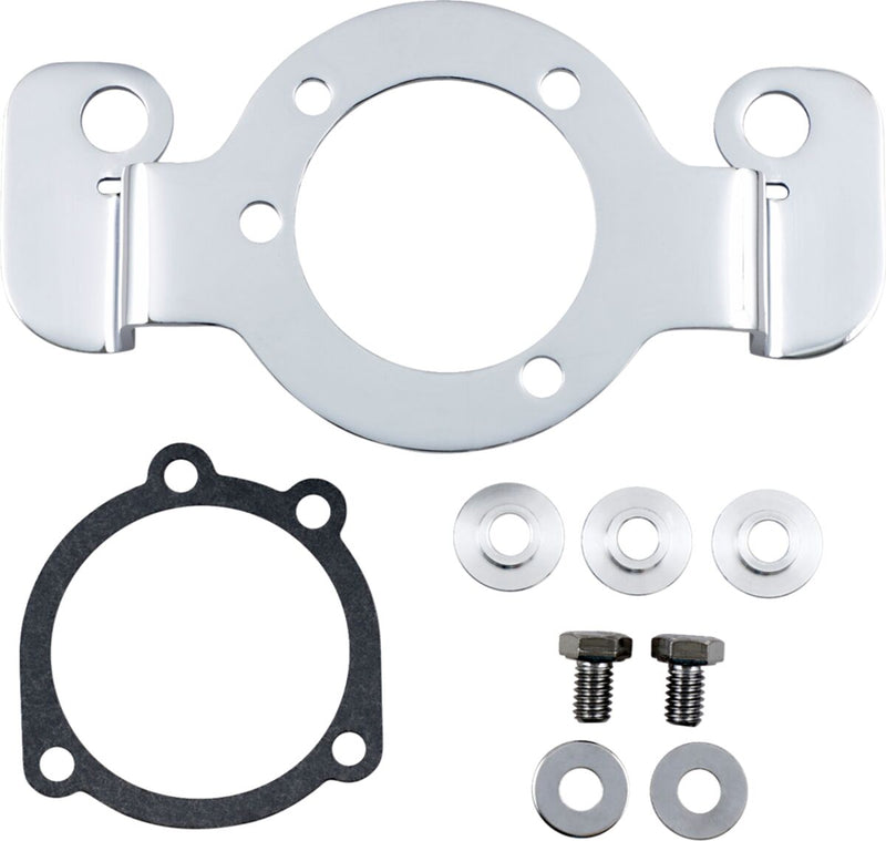 Drag Specialties Air Cleaner Support Bracket Kit Chrome Grey - 120046