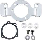 Drag Specialties Air Cleaner Support Bracket Kit Chrome Grey