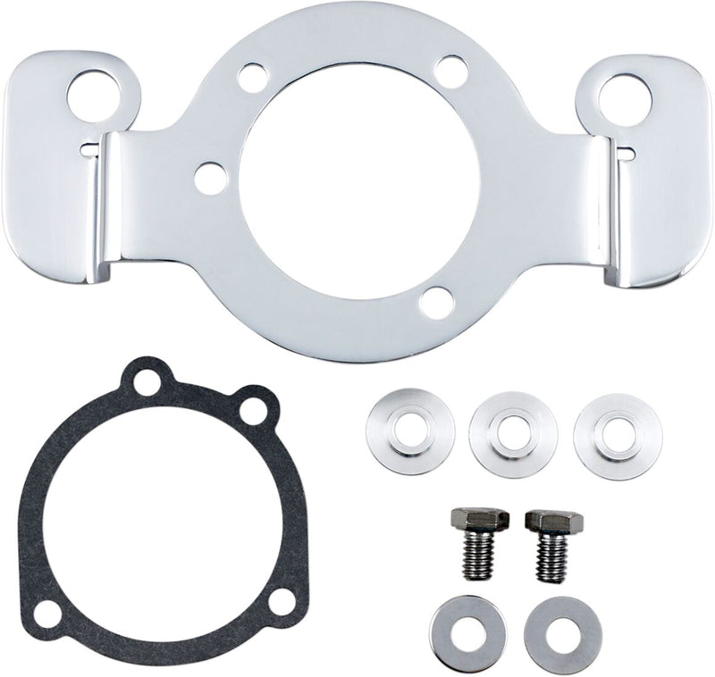 Drag Specialties Air Cleaner Support Bracket Kit Chrome Grey - 120046