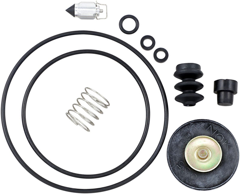 Drag Specialties Carburetor Rebuild Kit for Keihin Black Silver Rubber - 27006-76A-PBLB1