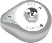 S&S Cycle Teardrop Air Cleaner Kit Super E and G Chrome Silver Aluminium