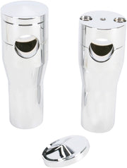 Accutronix  Risers Straight Springer 4" Chrome - Part #136834