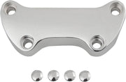 Drag Specialties Handlebar Clamp Chrome Silver Smooth Aluminium