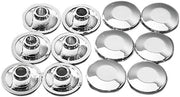 Drag Specialties Chrome Plug for Handlebar Clamps Silver Aluminium 12 Pack - 03-010712-BC101