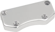 Drag Specialties Buffalo Handlebar Clamp Chrome Silver Smooth Aluminium