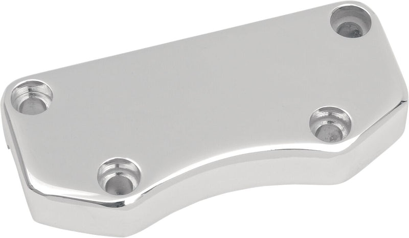 Drag Specialties Buffalo Handlebar Clamp Chrome Silver Smooth Aluminium