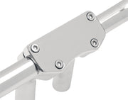 Drag Specialties Buffalo Handlebar Clamp Chrome Silver Smooth Aluminium - 290651
