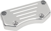 Drag Specialties Buffalo Handlebar Clamp Chrome Silver Ball-Milled Aluminium
