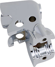 Drag Specialties Clutch Lever Bracket Chrome Silver Left Perch Aluminium - 07-0523C-SC1