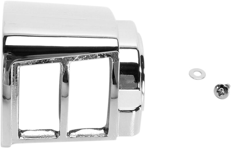 Drag Specialties Handlebar Switch Housing Kit Chrome Silver Right Upper Aluminium