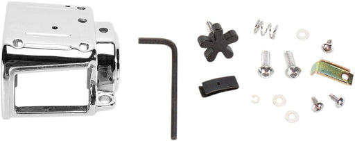 Drag Specialties Handlebar Switch Housing Kit Chrome Silver Left Lower Aluminium