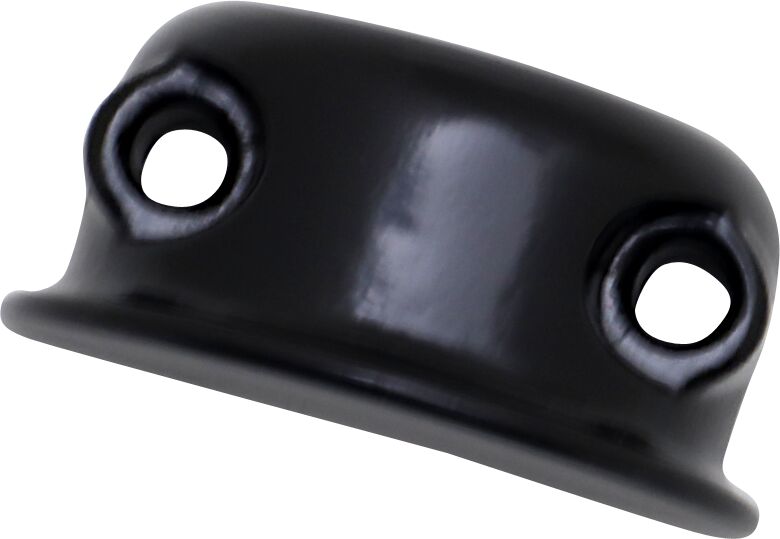 Drag Specialties Brake/Clutch Control Clamp Half Black Polished Aluminium