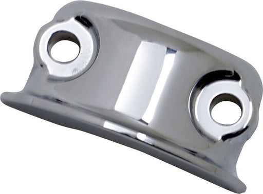 Drag Specialties Brake/Clutch Control Clamp Half Chrome Silver Aluminium