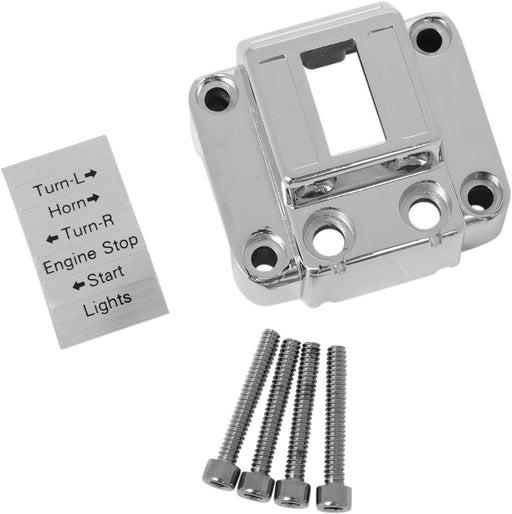 Drag Specialties Handlebar Switch Housing Chrome Silver Aluminium
