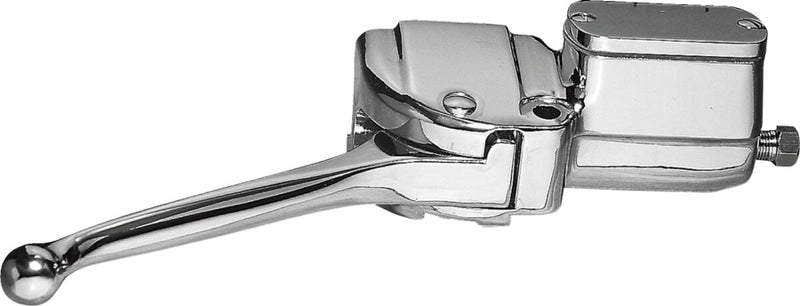 Drag Specialties Front Brake Master Cylinder Assembly Lever Assembly Chrome Silver Aluminium - 20023A-BX-LB2
