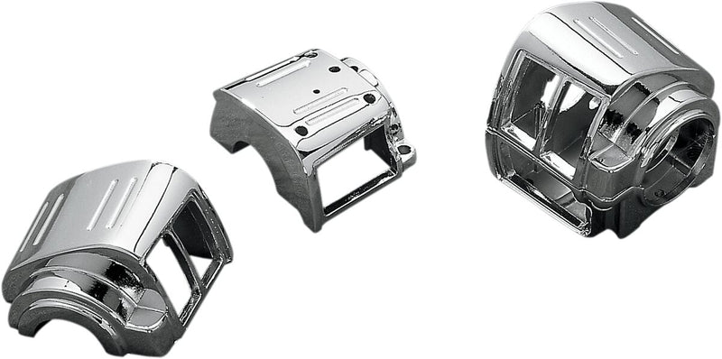 Drag Specialties Handlebar Switch Housing Kit Chrome Silver Left Lower Aluminium - 07-0544/5-SC3