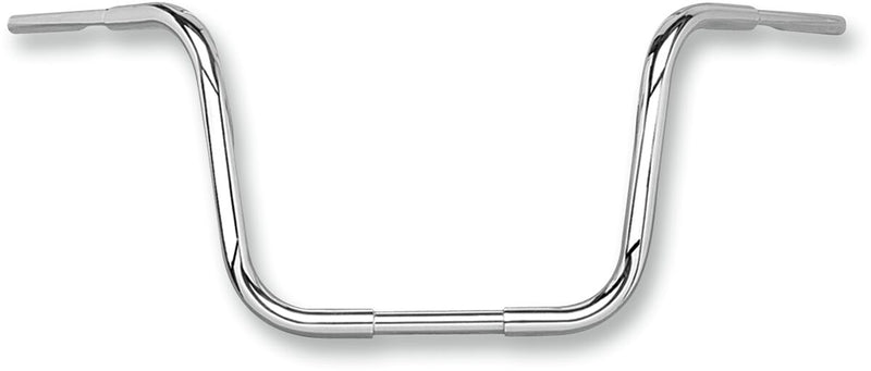 Drag Specialties 1-1/4" Buffalo Springer Handlebar Chrome Silver Steel - 300341