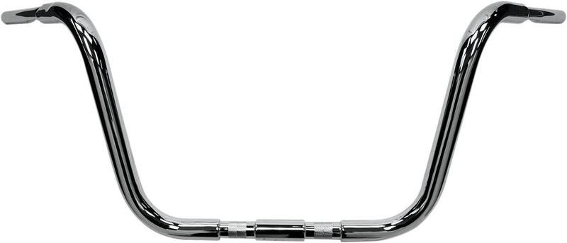Drag Specialties 1-1/4" Buffalo Springer Handlebar Chrome Silver Steel