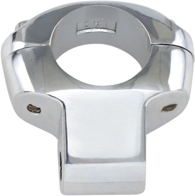 Drag Specialties Miller's Mirror Clamp Chrome Silver Two-Piece Left Right