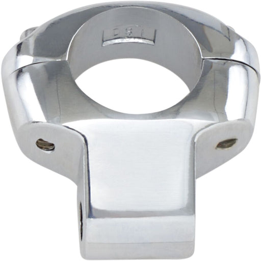 Drag Specialties Miller's Mirror Clamp Chrome Silver Two-Piece Left Right