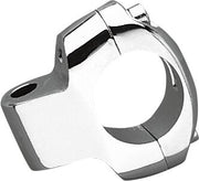 Drag Specialties Miller's Mirror Clamp Chrome Silver Two-Piece Left Right - 302020-BC105