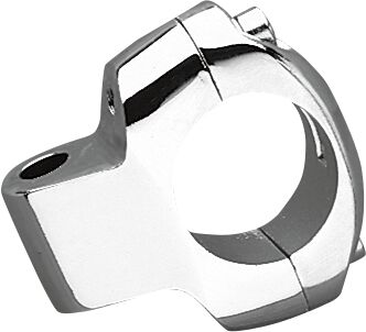 Drag Specialties Miller's Mirror Clamp Chrome Silver Two-Piece Left Right - 302020-BC105