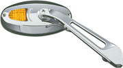 Kuryakyn Turn Signal Mirrors Chrome Left Right Side View Pair