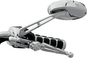 Kuryakyn Ellipse™ Mirrors Chrome Left Right Side View Pair