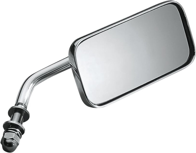 Drag Specialties Rectangular Mirror Chrome Silver Left Right Side View Aluminium - 60-0011D-BC515