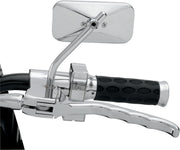 Drag Specialties Rectangular Mirror Chrome Silver Left Right Side View Aluminium Each