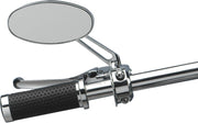 Drag Specialties Stealth I Mirror Chrome Silver Left Right Side View Steel - 302150-BC3N-BX2