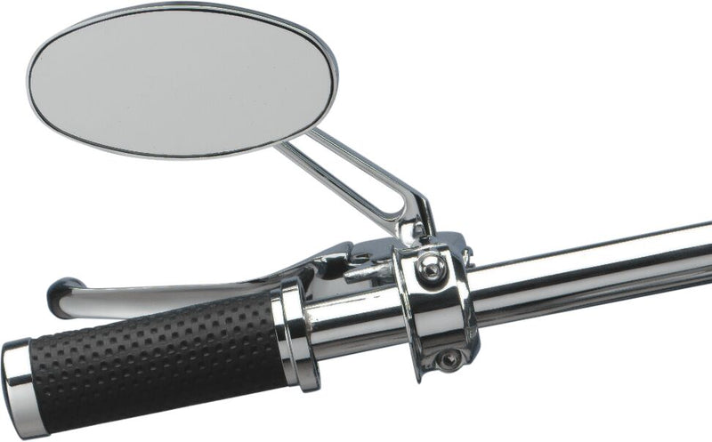 Drag Specialties Stealth I Mirror Chrome Silver Left Right Side View Steel - 302150-BC3N-BX2