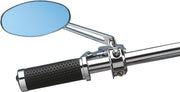 Drag Specialties Stealth II Mirror Chrome Silver Left Right Side View Steel - 302167-BC3N-BX2