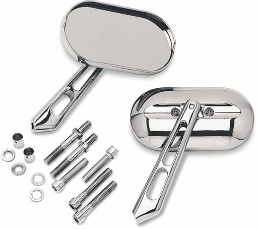 Kuryakyn Magnum Mirror Chrome Left Right Side View Pair