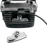 Drag Specialties Chrome Head Bolt/Spark Plug Cover Bolt Cover Headbolt Aluminium