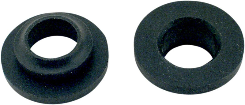 Drag Specialties Chrome Head Bolt/Spark Plug Cover Grommet Black Headbolt Rubber Pair - 35-0098-A-HC3