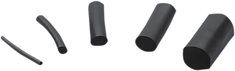 Drag Specialties Black Shrink Tubing - DRSTT261-5